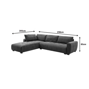 pak-074-000050-7 KΑΝΑΠΕΣ ΔΕΞΙΑ ΓΩΝΙΑ GIANCO PAKOWORLD ΥΦΑΣΜΑ ΣΕ ΜΕΝΤΑ ΑΠΟΧΡΩΣΗ 298X208X85ΕΚ