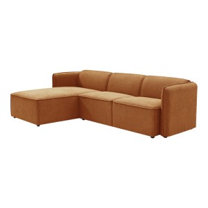 pak-074-000052-2 KΑΝΑΠΕΣ ΑΝΑΣΤΡΕΨΙΜΟΣ ΓΩΝΙΑΚΟΣ SOOFA PAKOWORLD ΥΦΑΣΜΑ ΣΕ ΠΟΡΤΟΚΑΛΙ ΑΠΟΧΡΩΣΗ 270X163X74ΕΚ
