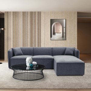 pak-074-000053-1 KΑΝΑΠΕΣ ΑΝΑΣΤΡΕΨΙΜΟΣ ΓΩΝΙΑΚΟΣ SOOFA PAKOWORLD ΥΦΑΣΜΑ ΣΕ ΓΚΡΙ ΑΠΟΧΡΩΣΗ 270X163X74ΕΚ