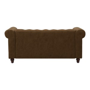 pak-074-000058-3 KΑΝΑΠΕΣ ΔΙΘΕΣΙΟΣ INCREDIBLE PAKOWORLD ΤΥΠΟΥ CHESTERFIELD ΥΦΑΣΜΑ ΣΕ ΑΝΤΙΚΕ ΚΑΦΕ ΑΠΟΧΡΩΣΗ 160X84X67ΕΚ