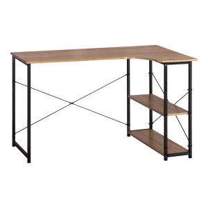 pak-085-000023 ΓΩΝΙΑΚΟ ΓΡΑΦΕΙΟ MERLIN PAKOWORLD ΔΕΞΙΑ ΓΩΝΙΑ ΣΕ OAK ΑΠΟΧΡΩΣΗ ΜΕ ΜΑΥΡΟ ΜΕΤΑΛΛΟ 120X73X75ΕΚ