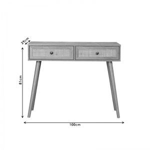 pak-086-000001-4 ΚΟΝΣΟΛΑ OSLO PAKOWORLD SONOMA 100X29X81ΕΚ