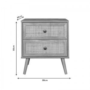 pak-086-000002-3 ΚΟΜΟΔΙΝΟ OSLO PAKOWORLD SONOMA 50X39X55ΕΚ