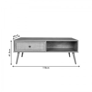 pak-086-000005-1 ΤΡΑΠΕΖΙ ΣΑΛΟΝΙΟΥ OSLO PAKOWORLD SONOMA 110X59X41,5ΕΚ