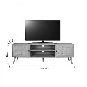 pak-086-000012-3 ΕΠΙΠΛΟ ΤΗΛΕΟΡΑΣΗΣ OSLO PAKOWORLD SONOMA 130X39X49ΕΚ