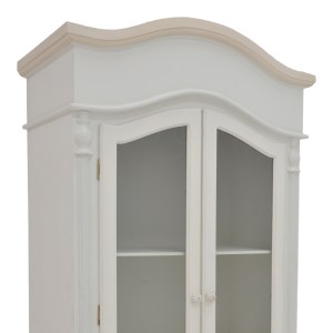 pak-087-000007-2 ΒΙΤΡΙΝΑ PAZLEN INART MDF ΣΕ ΛΕΥΚΗ ΑΝΤΙΚΕ ΑΠΟΧΡΩΣΗ 74.5X39X190ΕΚ