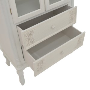 pak-087-000007-4 ΒΙΤΡΙΝΑ PAZLEN INART MDF ΣΕ ΛΕΥΚΗ ΑΝΤΙΚΕ ΑΠΟΧΡΩΣΗ 74.5X39X190ΕΚ