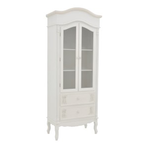 pak-087-000007 ΒΙΤΡΙΝΑ PAZLEN INART MDF ΣΕ ΛΕΥΚΗ ΑΝΤΙΚΕ ΑΠΟΧΡΩΣΗ 74.5X39X190ΕΚ