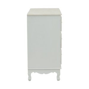 pak-087-000008-3 ΣΥΡΤΑΡΙΕΡΑ PAZLEN INART MDF ΣΕ ΛΕΥΚΗ ΑΝΤΙΚΕ ΑΠΟΧΡΩΣΗ 80X40X80ΕΚ