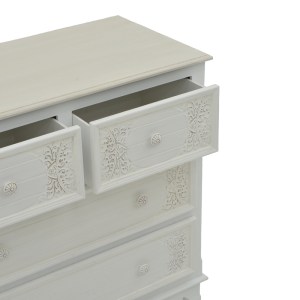 pak-087-000008-4 ΣΥΡΤΑΡΙΕΡΑ PAZLEN INART MDF ΣΕ ΛΕΥΚΗ ΑΝΤΙΚΕ ΑΠΟΧΡΩΣΗ 80X40X80ΕΚ