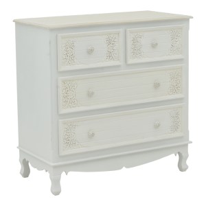 pak-087-000008 ΣΥΡΤΑΡΙΕΡΑ PAZLEN INART MDF ΣΕ ΛΕΥΚΗ ΑΝΤΙΚΕ ΑΠΟΧΡΩΣΗ 80X40X80ΕΚ