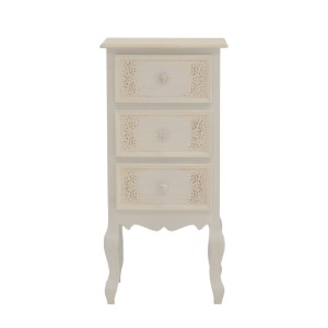 pak-087-000009-1 ΣΥΡΤΑΡΙΕΡΑ PAZLEN INART MDF ΣΕ ΛΕΥΚΗ ΑΝΤΙΚΕ ΑΠΟΧΡΩΣΗ 40X34.5X82ΕΚ
