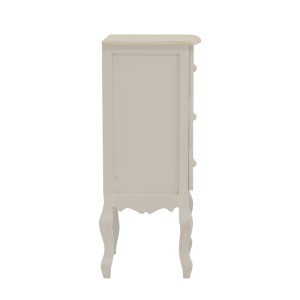 pak-087-000009-3 ΣΥΡΤΑΡΙΕΡΑ PAZLEN INART MDF ΣΕ ΛΕΥΚΗ ΑΝΤΙΚΕ ΑΠΟΧΡΩΣΗ 40X34.5X82ΕΚ