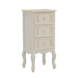 pak-087-000009 ΣΥΡΤΑΡΙΕΡΑ PAZLEN INART MDF ΣΕ ΛΕΥΚΗ ΑΝΤΙΚΕ ΑΠΟΧΡΩΣΗ 40X34.5X82ΕΚ