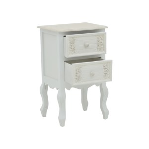 pak-087-000010-2 ΣΥΡΤΑΡΙΕΡΑ PAZLEN INART MDF ΣΕ ΛΕΥΚΗ ΑΝΤΙΚΕ ΑΠΟΧΡΩΣΗ 40X45X65ΕΚ