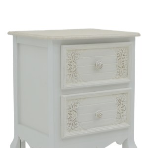 pak-087-000010-4 ΣΥΡΤΑΡΙΕΡΑ PAZLEN INART MDF ΣΕ ΛΕΥΚΗ ΑΝΤΙΚΕ ΑΠΟΧΡΩΣΗ 40X45X65ΕΚ