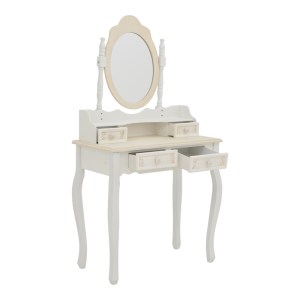 pak-087-000011-2 ΤΟΥΑΛΕΤΑ ΚΡΕΒΑΤΟΚΑΜΑΡΑΣ PAZLEN INART MDF ΣΕ ΛΕΥΚΗ ΑΝΤΙΚΕ ΑΠΟΧΡΩΣΗ 75X40X140.5ΕΚ
