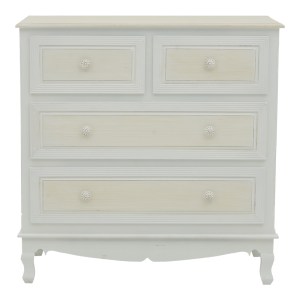 pak-087-000013-1 ΣΥΡΤΑΡΙΕΡΑ JOLIENE INART MDF ΣΕ ΛΕΥΚΗ ΑΝΤΙΚΕ-ΦΥΣΙΚΗ ΑΠΟΧΡΩΣΗ 80X40X80ΕΚ