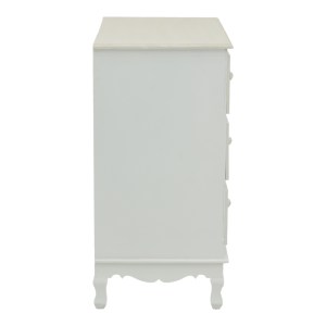 pak-087-000013-3 ΣΥΡΤΑΡΙΕΡΑ JOLIENE INART MDF ΣΕ ΛΕΥΚΗ ΑΝΤΙΚΕ-ΦΥΣΙΚΗ ΑΠΟΧΡΩΣΗ 80X40X80ΕΚ