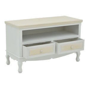 pak-087-000014-2 ΕΠΙΠΛΟ ΤΗΛΕΟΡΑΣΗΣ JOLIENE INART MDF ΣΕ ΛΕΥΚΗ ΑΝΤΙΚΕ-ΦΥΣΙΚΗ ΑΠΟΧΡΩΣΗ 100X42X61ΕΚ