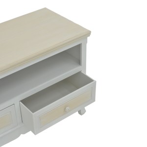 pak-087-000014-5 ΕΠΙΠΛΟ ΤΗΛΕΟΡΑΣΗΣ JOLIENE INART MDF ΣΕ ΛΕΥΚΗ ΑΝΤΙΚΕ-ΦΥΣΙΚΗ ΑΠΟΧΡΩΣΗ 100X42X61ΕΚ