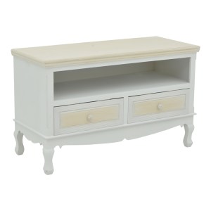 pak-087-000014 ΕΠΙΠΛΟ ΤΗΛΕΟΡΑΣΗΣ JOLIENE INART MDF ΣΕ ΛΕΥΚΗ ΑΝΤΙΚΕ-ΦΥΣΙΚΗ ΑΠΟΧΡΩΣΗ 100X42X61ΕΚ