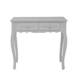 pak-087-000015-1 ΚΟΝΣΟΛΑ JOLIENE INART MDF ΣΕ ΛΕΥΚΗ ΑΝΤΙΚΕ-ΦΥΣΙΚΗ ΑΠΟΧΡΩΣΗ 80X40X75ΕΚ