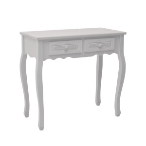 pak-087-000015 ΚΟΝΣΟΛΑ JOLIENE INART MDF ΣΕ ΛΕΥΚΗ ΑΝΤΙΚΕ-ΦΥΣΙΚΗ ΑΠΟΧΡΩΣΗ 80X40X75ΕΚ