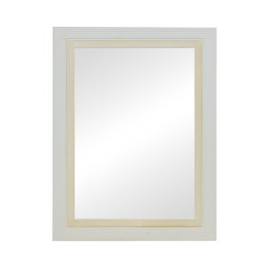 pak-087-000016 ΚΑΘΡΕΠΤΗΣ JOLIENE INART MDF ΣΕ ΛΕΥΚΗ ΑΝΤΙΚΕ-ΦΥΣΙΚΗ ΑΠΟΧΡΩΣΗ 60X80X2.1ΕΚ