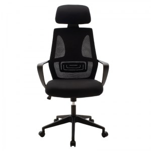 pak-090-000004-3 ΚΑΡΕΚΛΑ ΓΡΑΦΕΙΟΥ ΔΙΕΥΘΥΝΤΗ DOLPHIN ΜΕ ΥΦΑΣΜΑ MESH ΧΡΩΜΑ ΜΑΥΡΟ