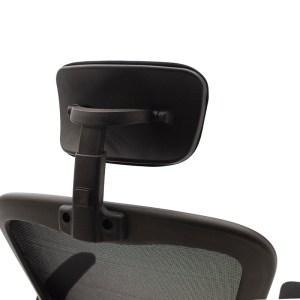 pak-090-000010-6 ΚΑΡΕΚΛΑ ΓΡΑΦΕΙΟΥ ΔΙΕΥΘΥΝΤΗ ERGOLINE PAKOWORLD ΥΦΑΣΜΑ MESH ΜΑΥΡΟ