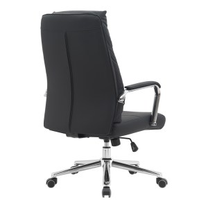 pak-090-000015-1 ΚΑΡΕΚΛΑ ΓΡΑΦΕΙΟΥ ΔΙΕΥΘΥΝΤΗ SIQUEL PAKOWORLD PU ΣΕ ΜΑΥΡΗ ΑΠΟΧΡΩΣΗ