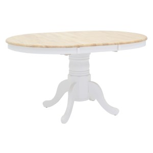 pak-091-000004-2 TΡΑΠΕΖΙ LARS PAKOWORLD ΕΠΕΚΤΕΙΝΟΜΕΝΟ ΞΥΛΟ-MDF ΛΕΥΚΟ-ΦΥΣΙΚΟ Φ100(+38)X100X75ΕΚ