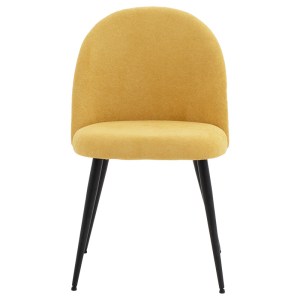 pak-093-000020-3 ΚΑΡΕΚΛΑ GRACEFUL PAKOWORLD ΥΦΑΣΜΑ ΜΠΟΥΚΛΕ ΚΙΤΡΙΝΟ-ΠΟΔΙ ΜΑΥΡΟ