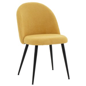 pak-093-000020 ΚΑΡΕΚΛΑ GRACEFUL PAKOWORLD ΥΦΑΣΜΑ ΜΠΟΥΚΛΕ ΚΙΤΡΙΝΟ-ΠΟΔΙ ΜΑΥΡΟ