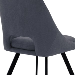 pak-093-000030-6 ΣΚΑΜΠΟ ΜΠΑΡ INITIATE PAKOWORLD ΑΝΘΡΑΚΙ ΜΠΟΥΚΛΕ ΥΦΑΣΜΑ-ΠΟΔΙ ΜΑΥΡΟ ΜΕΤΑΛΛΟ 48X56X98ΕΚ
