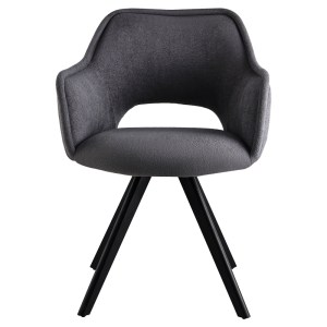 pak-093-000037-3 ΠΟΛΥΘΡΟΝΑ SOREYIA PAKOWORLD ΠΕΡΙΣΤΡΕΦΟΜΕΝΗ ΑΝΘΡΑΚΙ ΥΦΑΣΜΑ-ΠΟΔΙ ΜΑΥΡΟ ΜΕΤΑΛΛΟ 63X59X83ΕΚ
