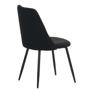pak-096-000040-2 ΚΑΡΕΚΛΑ GISELLE PAKOWORLD ΜΠΟΥΚΛΕ ΥΦΑΣΜΑ ΣΕ ΜΑΥΡΗ ΑΠΟΧΡΩΣΗ 51X52X82ΕΚ