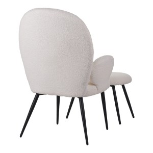 pak-096-000044-2 ΠΟΛΥΘΡΟΝΑ ΜΕ ΥΠΟΠΟΔΙΟ QARAR PAKOWORLD ΜΠΟΥΚΛΕ ΥΦΑΣΜΑ ΣΕ ΛΕΥΚΗ ΑΠΟΧΡΩΣΗ ΜΕ ΜΑΥΡΑ ΜΕΤΑΛΛΙΚΑ ΠΟΔΙΑ 67.5X67.5X106ΕΚ