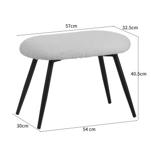 pak-096-000044-9 ΠΟΛΥΘΡΟΝΑ ΜΕ ΥΠΟΠΟΔΙΟ QARAR PAKOWORLD ΜΠΟΥΚΛΕ ΥΦΑΣΜΑ ΣΕ ΛΕΥΚΗ ΑΠΟΧΡΩΣΗ ΜΕ ΜΑΥΡΑ ΜΕΤΑΛΛΙΚΑ ΠΟΔΙΑ 67.5X67.5X106ΕΚ