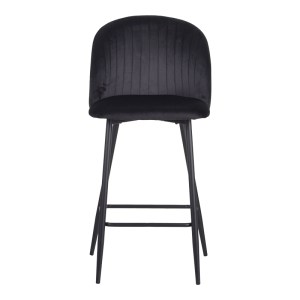 pak-096-000051-4 ΣΚΑΜΠΟ ΜΠΑΡ BAROW PAKOWORLD ΒΕΛΟΥΔΟ ΣΕ ΜΑΥΡΗ ΑΠΟΧΡΩΣΗ ΜΕ ΜΑΥΡΑ ΜΕΤΑΛΛΙΚΑ ΠΟΔΙΑ 53X46.5X96.5