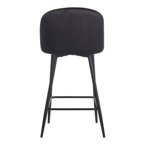 pak-096-000051-5 ΣΚΑΜΠΟ ΜΠΑΡ BAROW PAKOWORLD ΒΕΛΟΥΔΟ ΣΕ ΜΑΥΡΗ ΑΠΟΧΡΩΣΗ ΜΕ ΜΑΥΡΑ ΜΕΤΑΛΛΙΚΑ ΠΟΔΙΑ 53X46.5X96.5