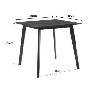 pak-097-000001-4 ΤΡΑΠΕΖΙ BENSON PAKOWORLD MDF ΣΕ ΚΑΡΥΔΙ ΑΠΟΧΡΩΣΗ 80X80X75ΕΚ