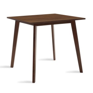 pak-097-000001 ΤΡΑΠΕΖΙ BENSON PAKOWORLD MDF ΜΕ ΚΑΠΛΑΜΑ  ΧΡΩΜΑ ΚΑΡΥΔΙ 80X80X75ΕΚ