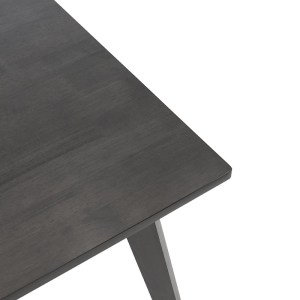pak-097-000006-2 ΤΡΑΠΕΖΙ BENSON PAKOWORLD MDF ΜΕ ΚΑΠΛΑΜΑ ΧΡΩΜΑ RUSTIC GREY 150X90X75ΕΚ