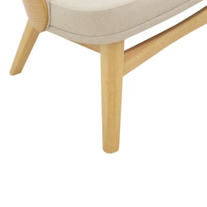 pak-097-000014-7 ΚΑΡΕΚΛΑ SARIAN PAKOWORLD ΜΠΕΖ ΥΦΑΣΜΑ-RUBBERWOOD ΦΥΣΙΚΟ ΠΟΔΙ 69,5X71X70.5ΕΚ