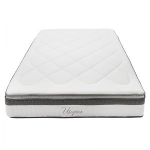 pak-100-000007-5 ΣΤΡΩΜΑ UTOPIA PAKOWORLD POCKET SPRING ΜΕ ΑΝΩΣΤΡΩΜΑ 30-32CM 150X200ΕΚ