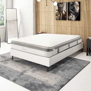 pak-100-000008-1 ΣΤΡΩΜΑ UTOPIA PAKOWORLD POCKET SPRING ΜΕ ΑΝΩΣΤΡΩΜΑ 30-32CM 160X200ΕΚ