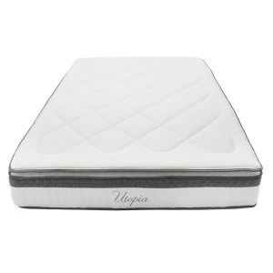 pak-100-000008-6 ΣΤΡΩΜΑ UTOPIA PAKOWORLD POCKET SPRING ΜΕ ΑΝΩΣΤΡΩΜΑ 30-32CM 160X200ΕΚ