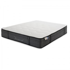 pak-100-000010 ΣΤΡΩΜΑ DIAMOND PAKOWORLD POCKET SPRING+ GEL MEMORY FOAM 25-27CM 160X200ΕΚ